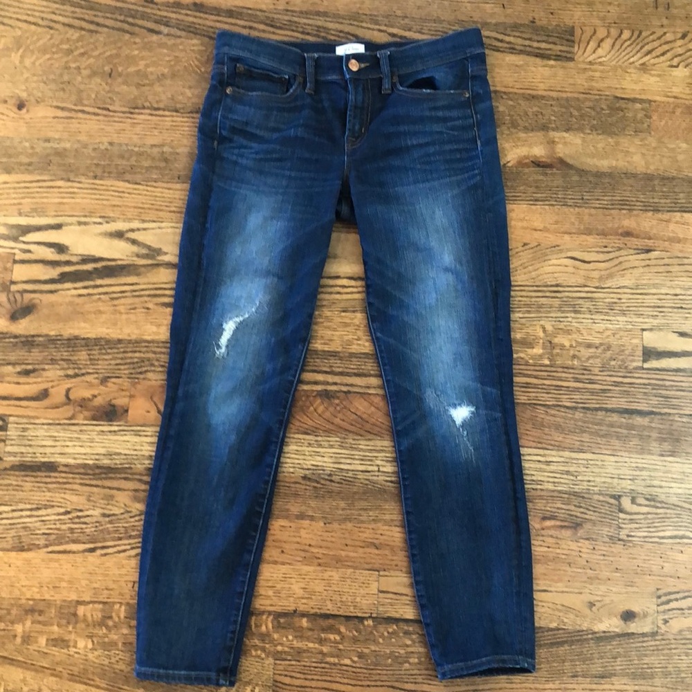 Jcrew toothpick jeans- size 27